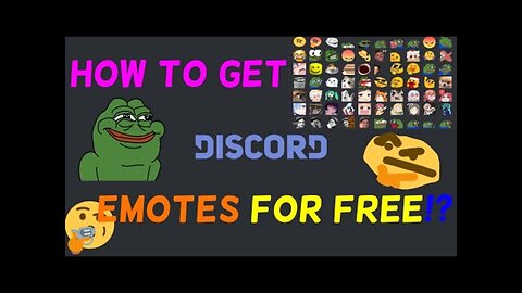 How To Get Free Emotes For Your Discord!