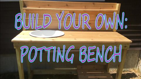 Do It Yourself Potting Bench! Very easy!