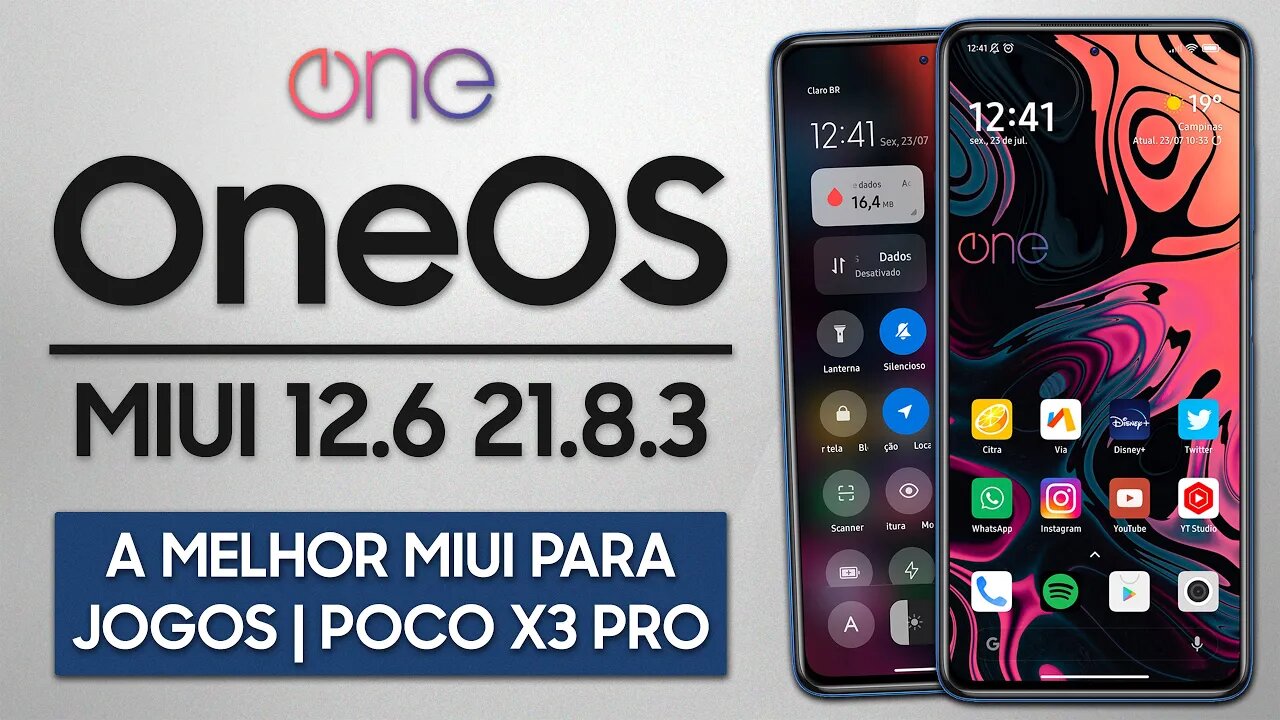 MIUI 12.6 OneOS v21.8.3 | A MELHOR MIUI PARA JOGOS! EXTREMO DESEMPENHO | POCO F1 & POCO X3 PRO!