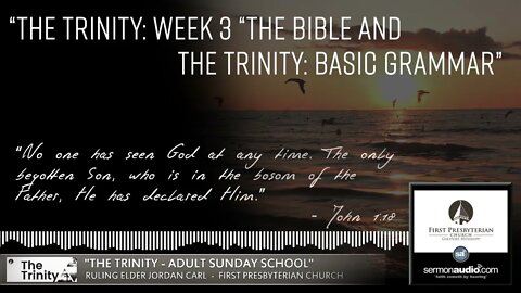 "The Trinity: Basic Grammar"