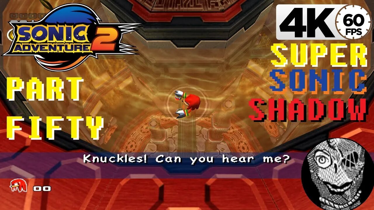 (PART 50) Sonic Adventure 2 4k [Knuckles Final Stage Cannon's Core] Super Sonic/Super Shadow