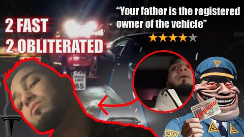 OBL Nation driving reckless on a suspended license, DAD's TESLA GETS TOWED! | OBL Global