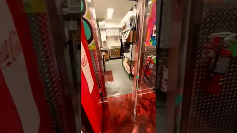 Metallic EPOXY Floors are on Fire 🔥 #shorts #viralvideo
