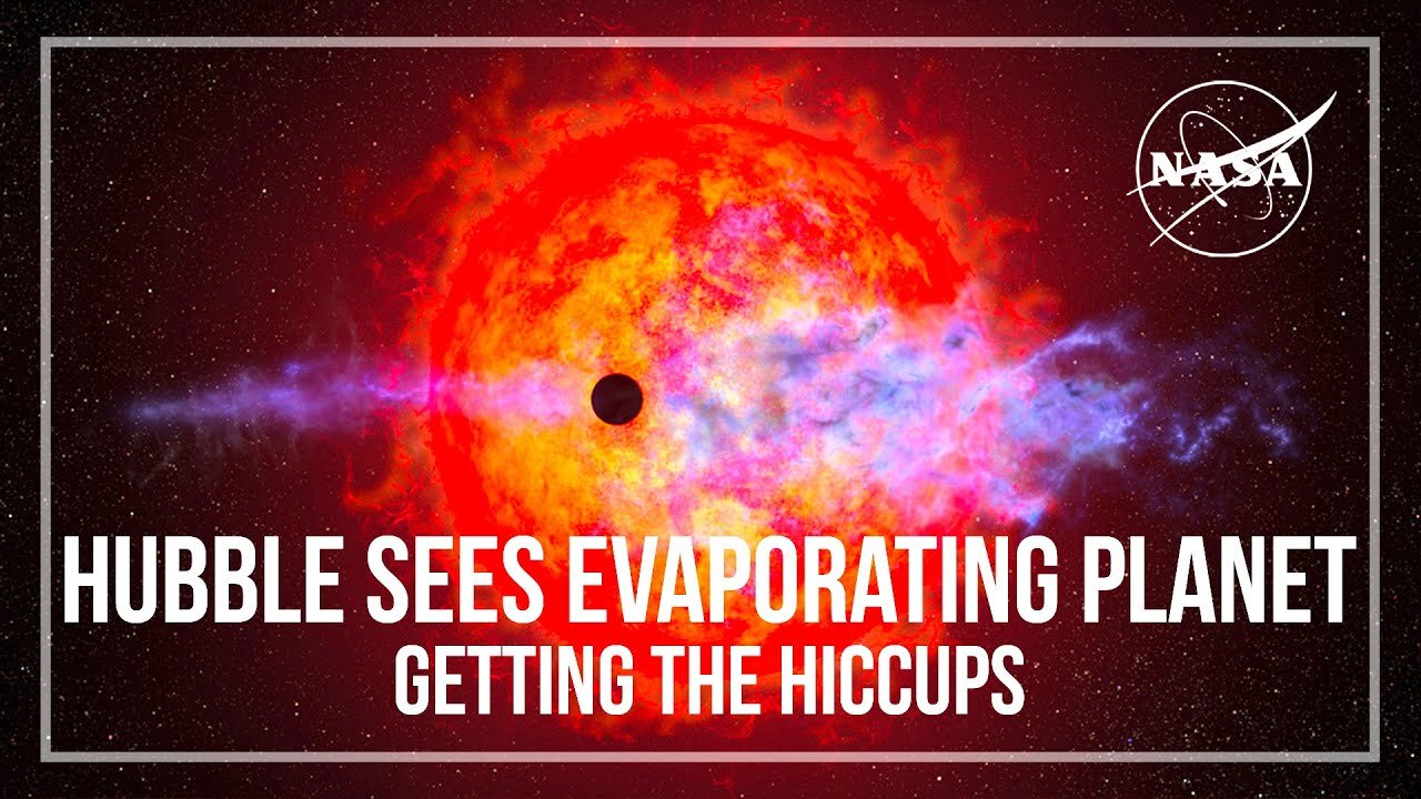 Hubble Sees Evaporating Planet Getting The Hiccups
