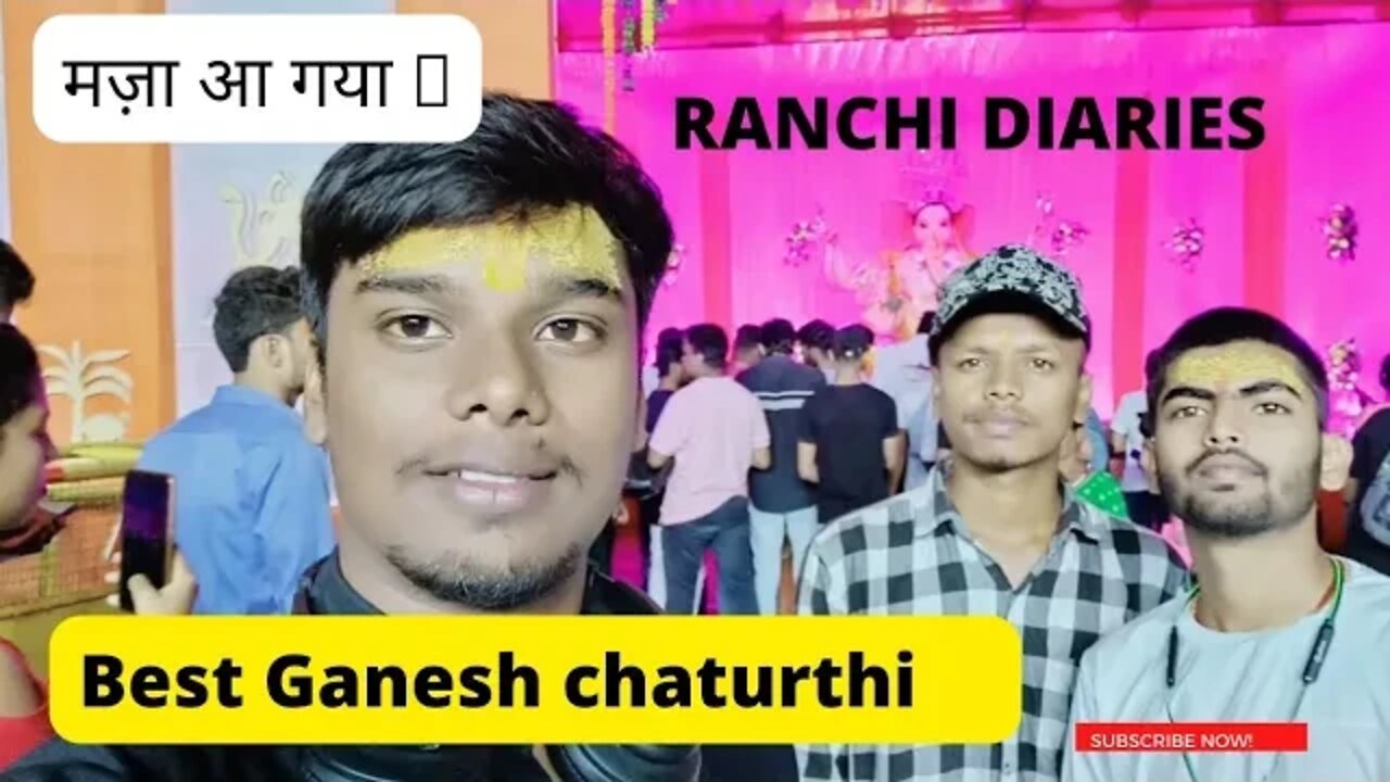 BEST GANESH PUJA IN MY LIFE ‼️RANCHI TOUR ‼️ ARYAN'S VLOGS #myfirstvlog #vlog #explore #jharkhand