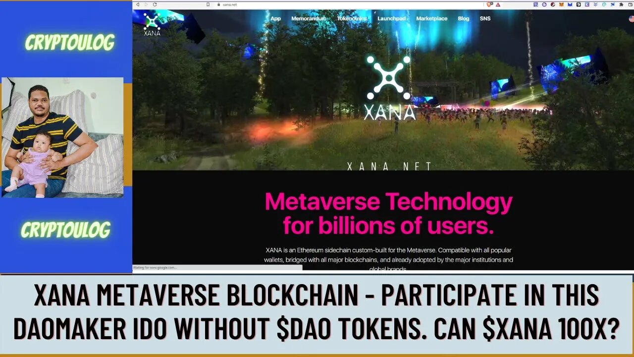 Xana Metaverse Blockchain - Participate In This DAOmaker IDO Without $DAO Tokens. Can $XANA 100X?