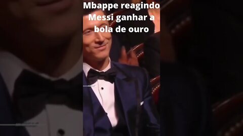Mbappe Reaction 😯 #football #mbappe #shorts #messi