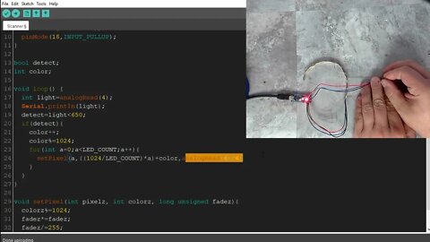 NeoPIxel 223 photoSensor
