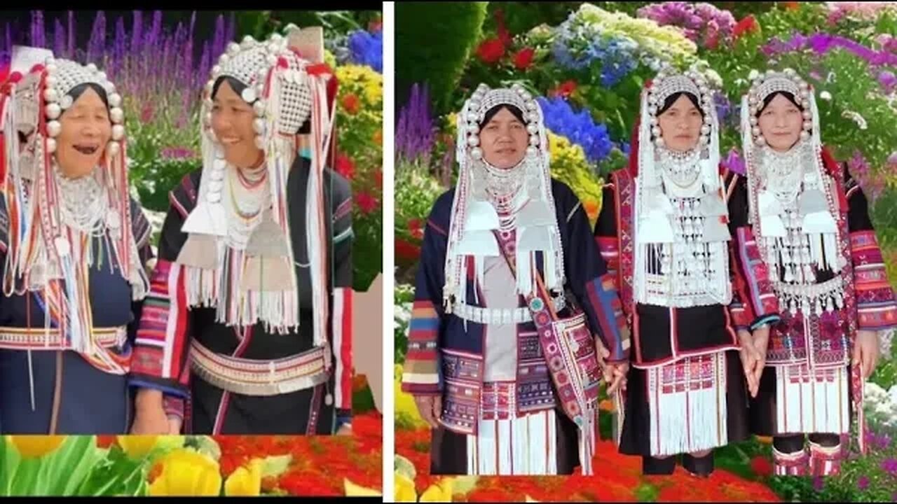 Akha Women Sings for her family Birthday Party 🏡🎊🎉🎈🎂￼