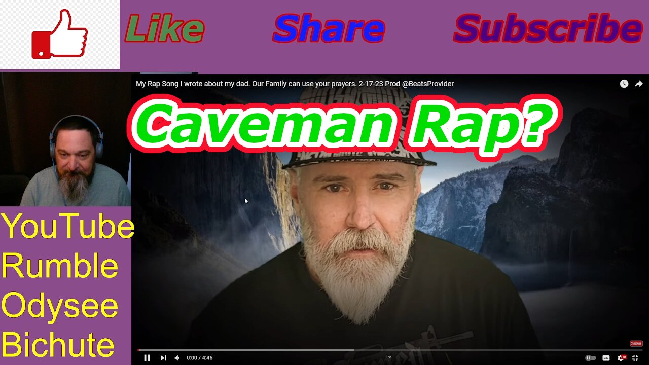 Caveman Paradigm's Rap song to His Dad Reaction