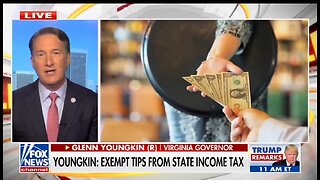 Gov Glenn Youngkin: No Taxes On Tips In Virginia