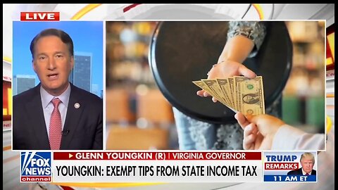 Gov Glenn Youngkin: No Taxes On Tips In Virginia