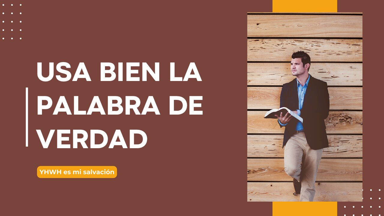 📖 Usa bien la palabra de verdad | 2 Timoteo 2:15