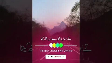 Sangi Har Koi Honday Matlab Da - Punjabi Poetry Whatsapp Status - Sad Saraiki Shero Shayari Dohray