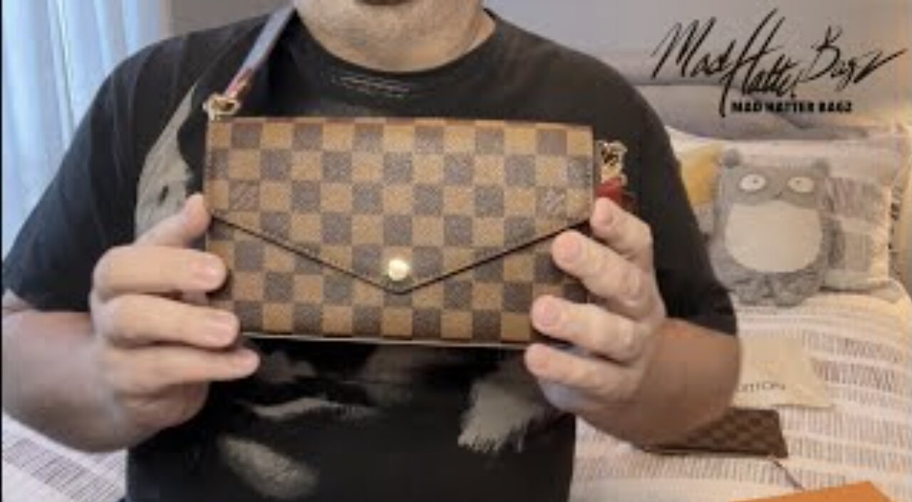 Bougie On A Budget!! DHGATE Review! Felicie Pochette Damier Ebene + Etsy Custom Strap