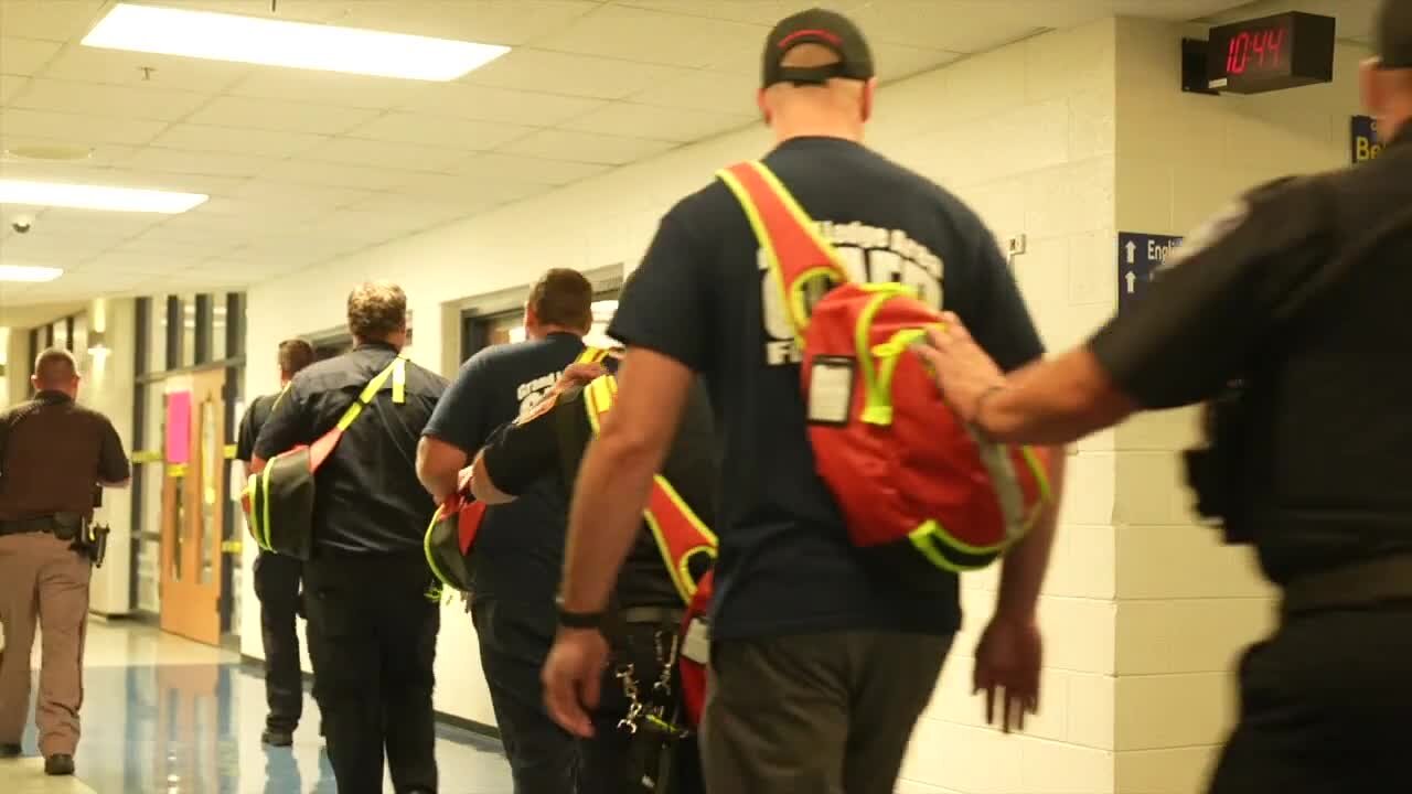 Grand Ledge High School hosts active violence training