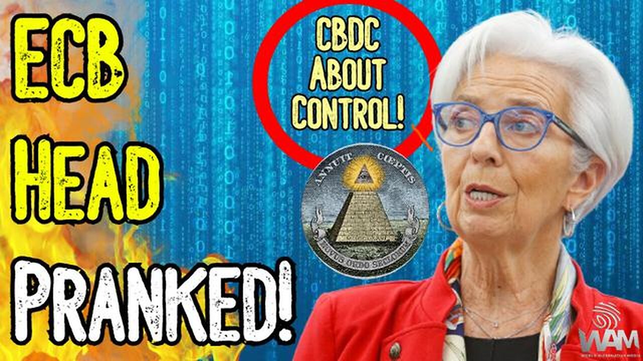 MUST WATCH! ECB Head PRANKED! - Admits CBDC Is About CONTROL! - Zelensky Impersonator Trolls Lagarde