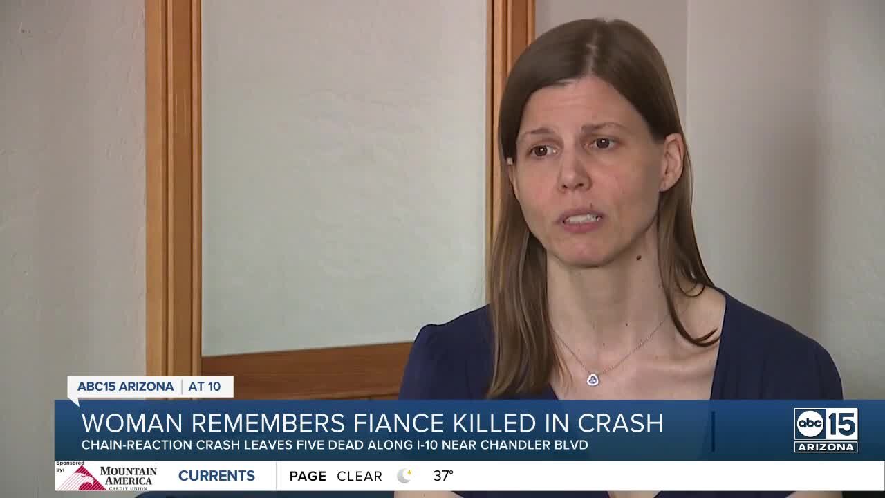 Fiancée of one victim of I-10 fiery crash speaks out