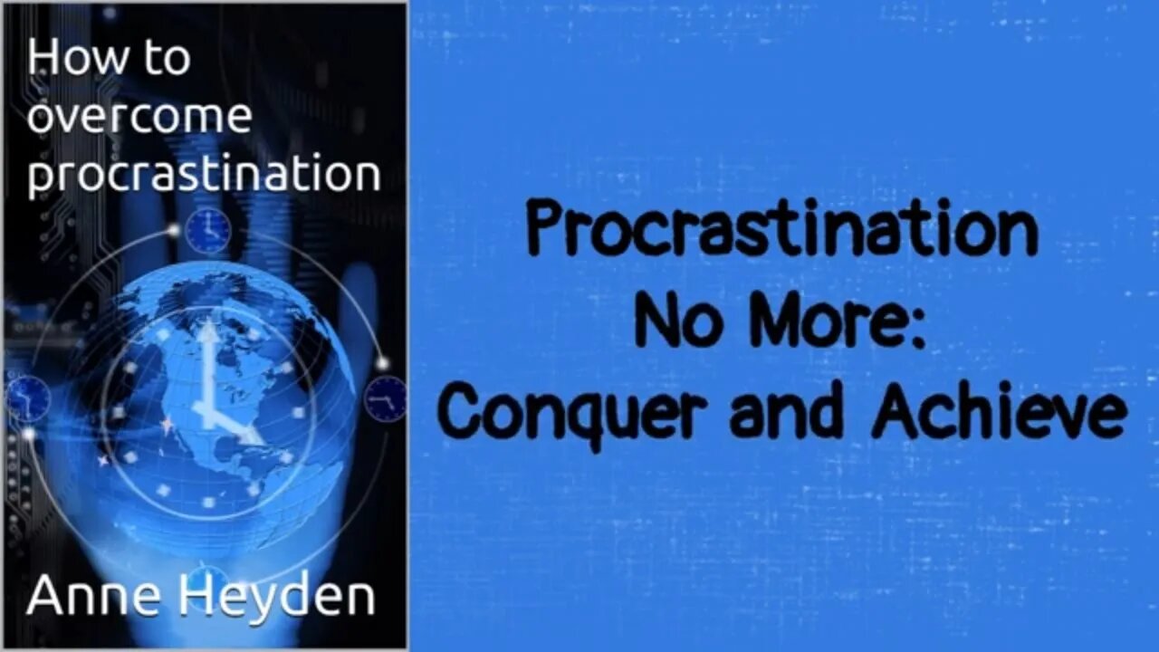 029 Procrastination No More Strategies for overcoming perfectionism