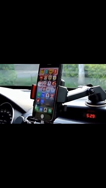 360 Rotatable Cellphone Car Phone Holder Fixed Shockproof Mobile Stand