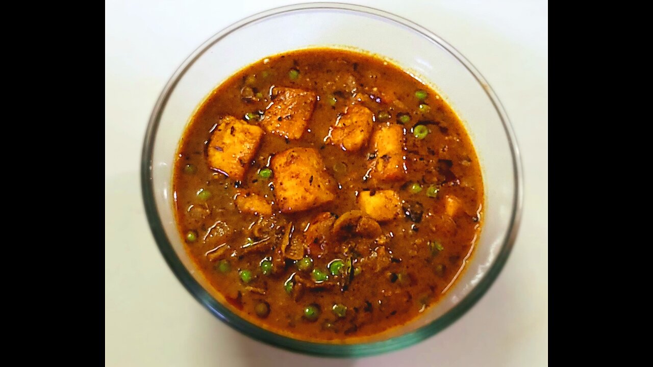 Delicious Paneer Masala with Peas