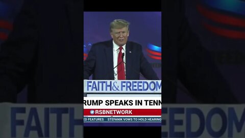 Classic Donald Trump at Faith and Freedom! #shorts