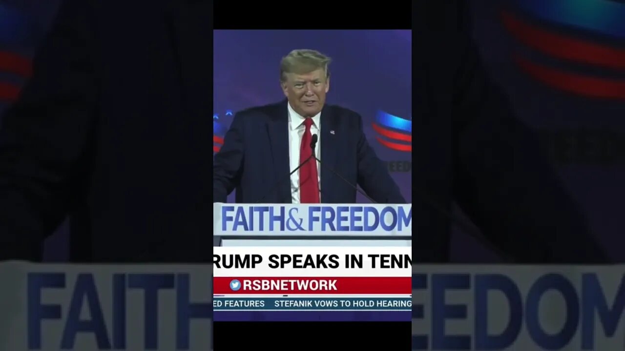 Classic Donald Trump at Faith and Freedom! #shorts