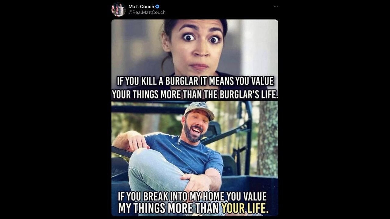 liberal progressive democrat aoc alexandria ocasio cortez defending looters theft crime burglary