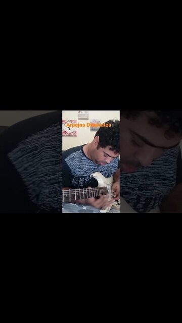 sequência de arpejos Diminutos #arperjos #shorts #diminutos #sweep #guitarra #fy #guitar