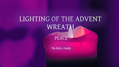 Lighting of the Advent Wreath