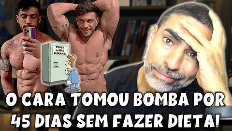 45 dias de bomba sem fazer dieta... ainda duvida que burrice não tem limites?