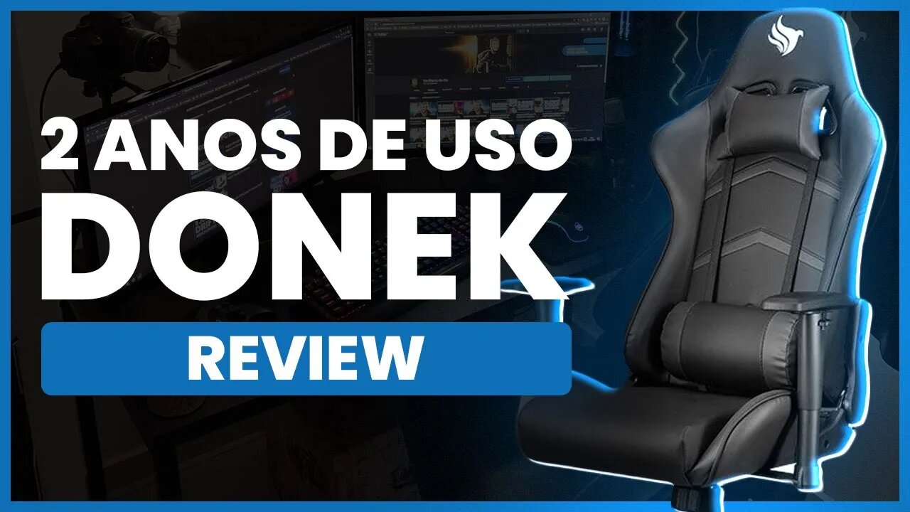 Review da cadeira gamer pichau gaming donek preta 👑 (Após 2 anos de uso)