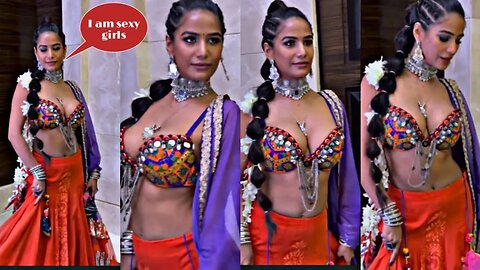 Poonam Pandey In Rajasthani look Ramp Walk At Bombay Times Fashion Week 2023