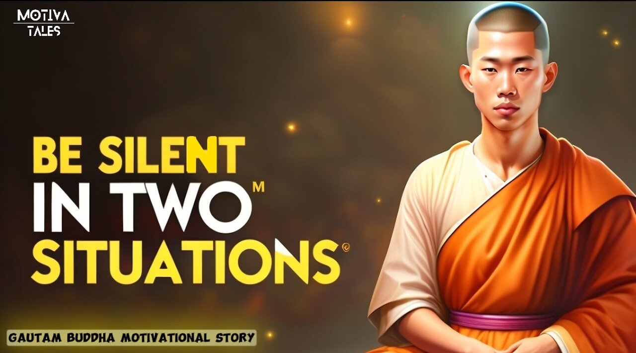 Be Silent In Two Situations - Gautam Buddha Life Changing Story