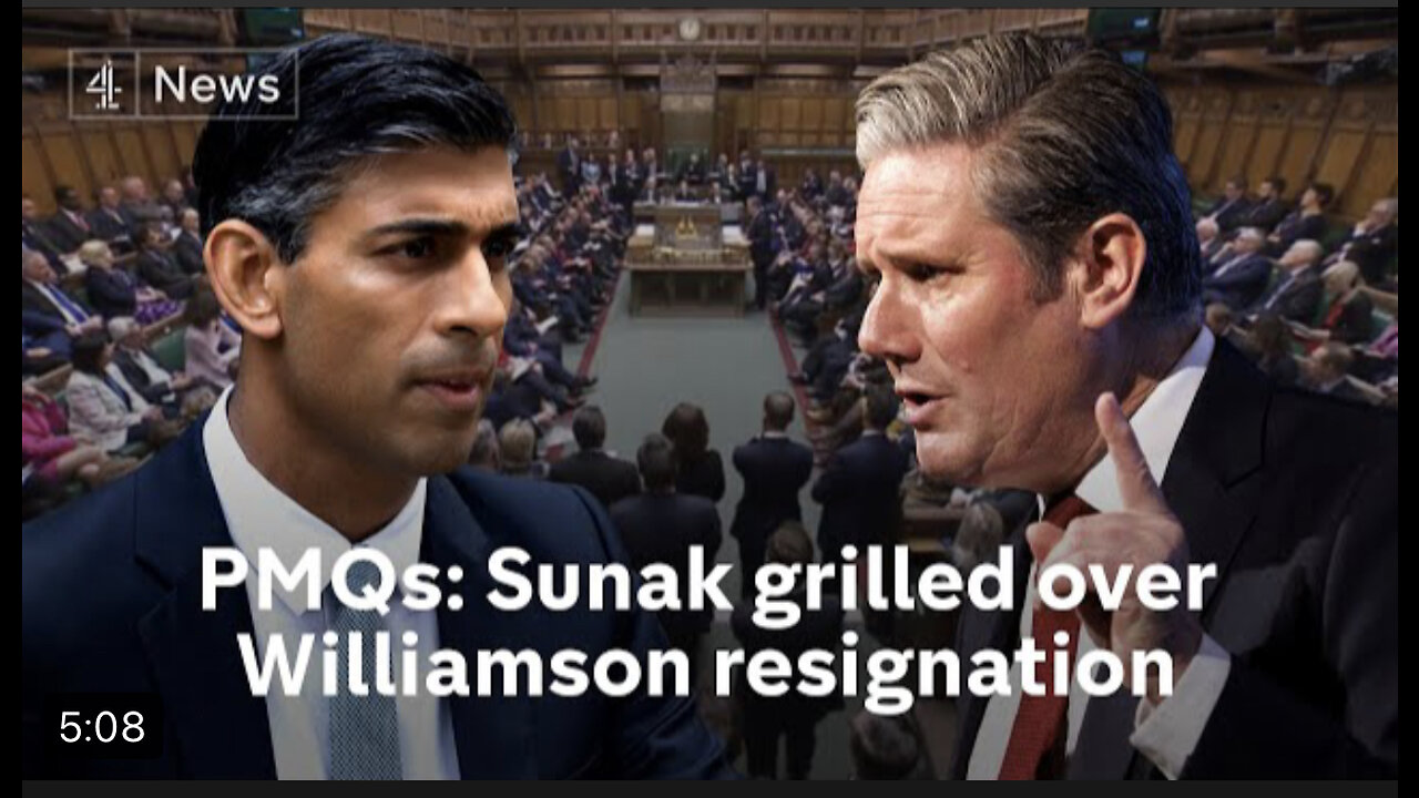 PMQs HIGHLIGHTS: Rishi Sunak faces questions over Sir Gavin Williamson bullying allegations