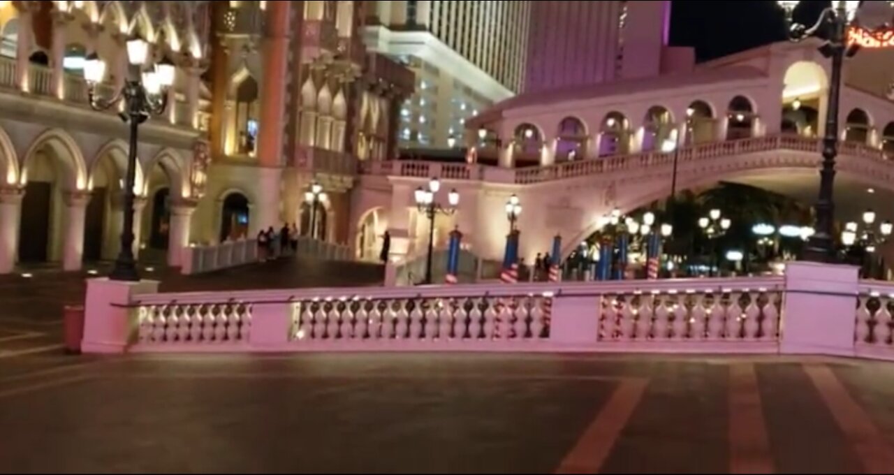 Take a stroll around the Venetian Hotel in Vegas