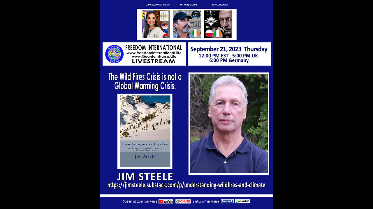 Jim Steele - "Wild Fires Crisis is not a Global Warming Crisis"