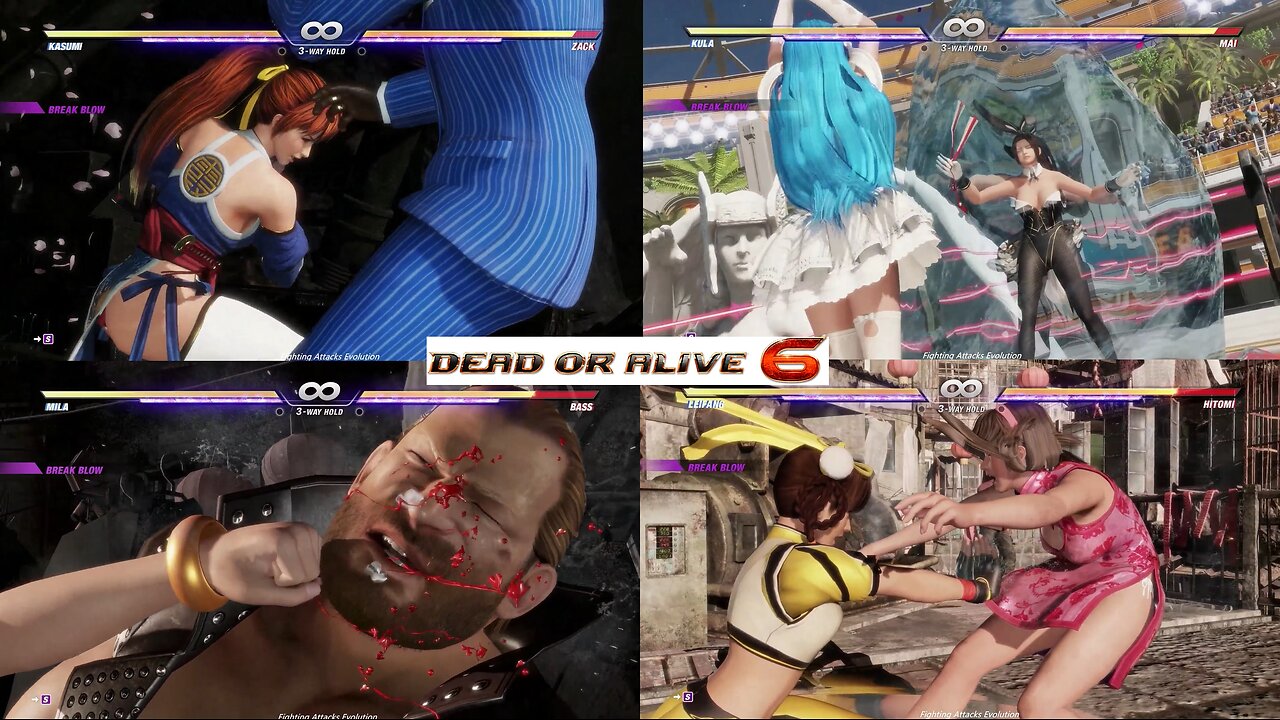 Dead or Alive 6 - All Fatal Rush Specials Attacks