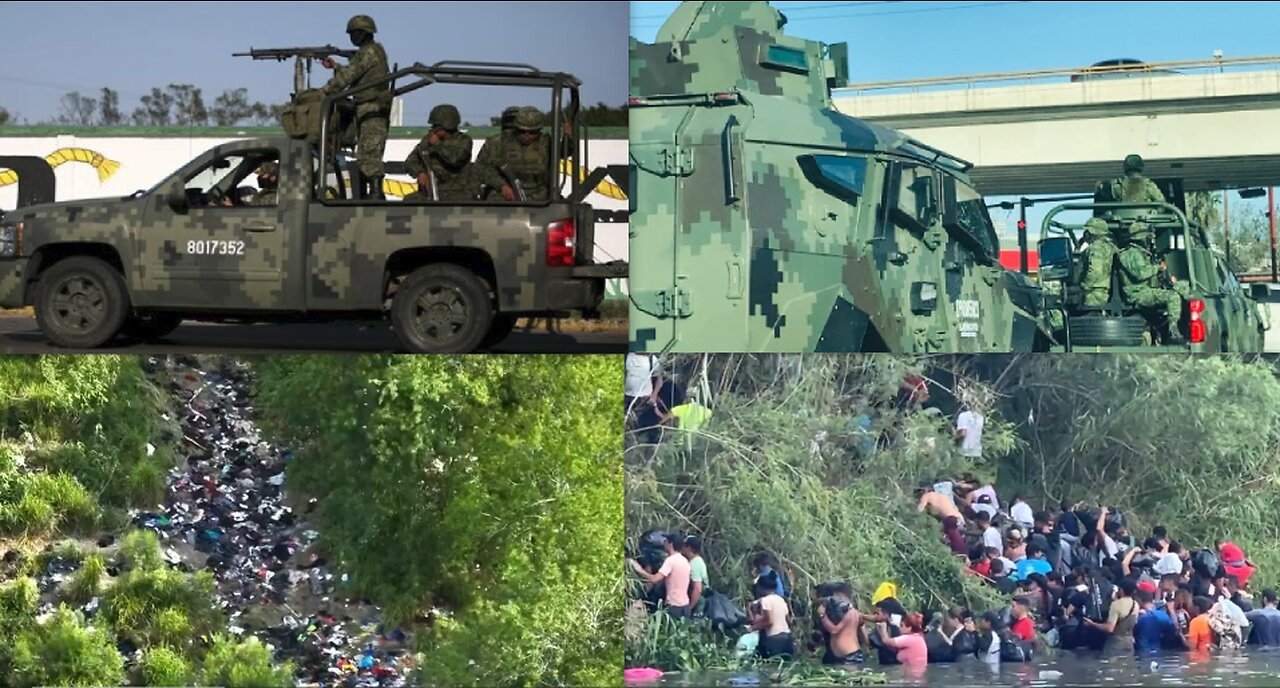 ARMED MEXICAN SOLDIERS ON USA SOIL*MIGRANTS LEAVE TONS OF ID'S CLOTHES & PAPERWORK BEHIND*METEORITES