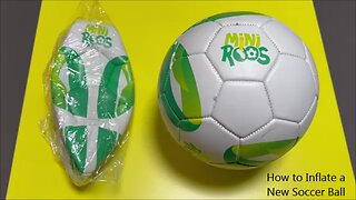 How to Inflate a New Soccer Ball