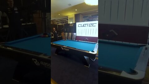 Amazing Pool Trick Shots: Live Performance at Cuetec Booth #shorts