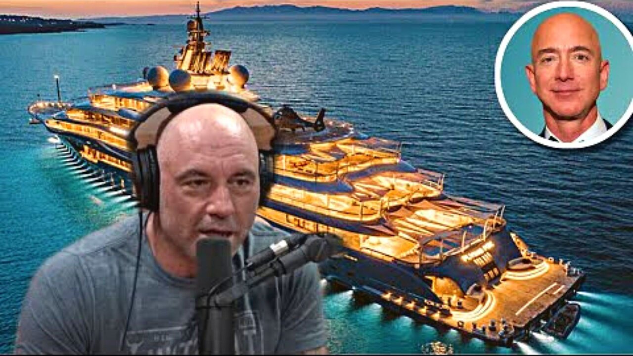 Joe Rogan reacts to Jeff Bezos $500 Million Super Yacht