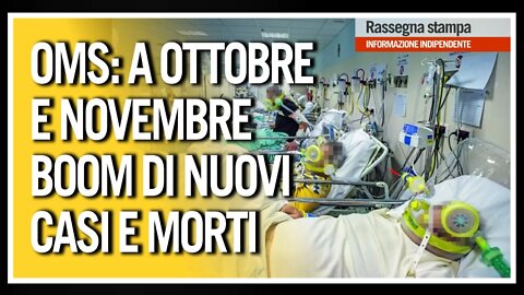 OMS: a ottobre e novembre boom di nuovi casi e morti - TG ComeDonChisciotte 14/9/20