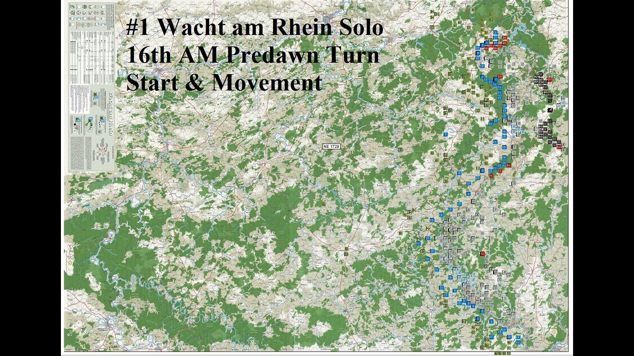 0001 Wacht Am Rhein by Decision Games Solo 16th AM Predawn Movement