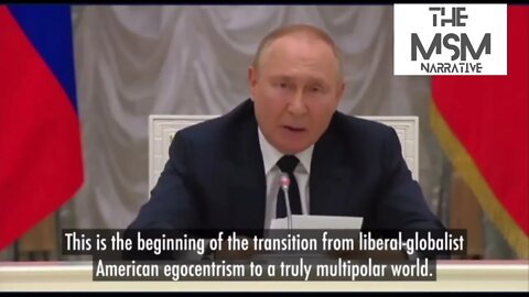 Putin: West Already Lost Its War With Russia; American Liberal | Globalist New World Order Is Past!