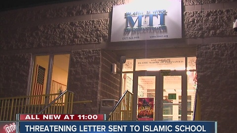 Threatening letter sent to Islamic School