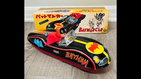 Batman Streamliner by Masudaya, Rare & Boxed