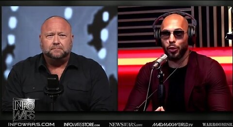 Alex Jones and Andrew Tate FULL Interview.