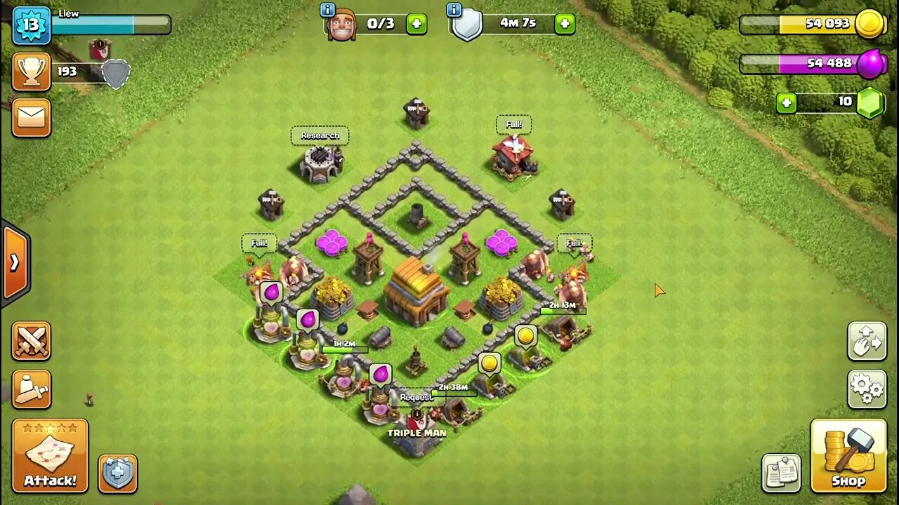 Clash of Clans 8th defense video