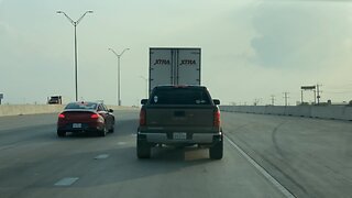 Driving through San Antonio Countryside